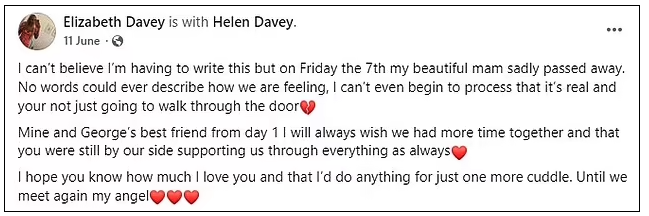 Elizabeth Davey post